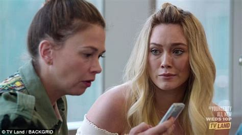 hillary duff tits|Hilary Duff flashes bare breast in comedy drama Younger